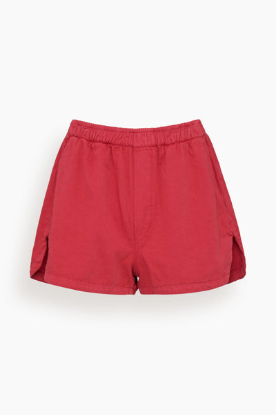 The Track Short in Red