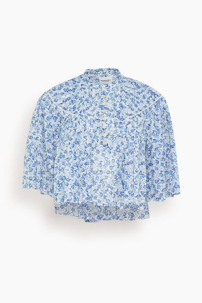 Veelia Top in Blue