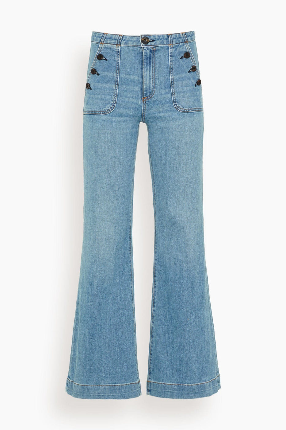 Askk NY Jeans Brick House Wide Leg Jean in Harbour Askk NY Brick House Wide Leg Jean in Harbour