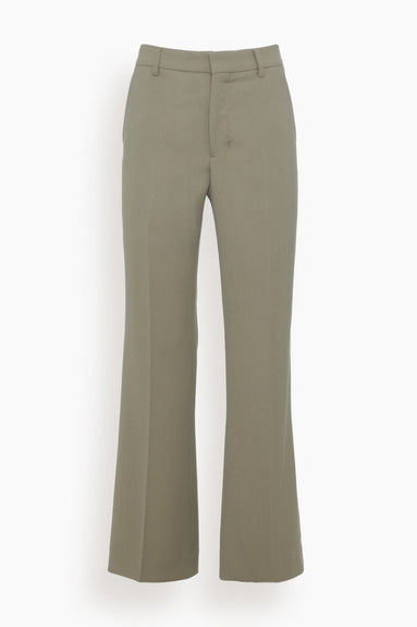 Ami Paris Pants Flare Fit Trouser in Light Taupe Ami Flare Fit Trouser in Light Taupe