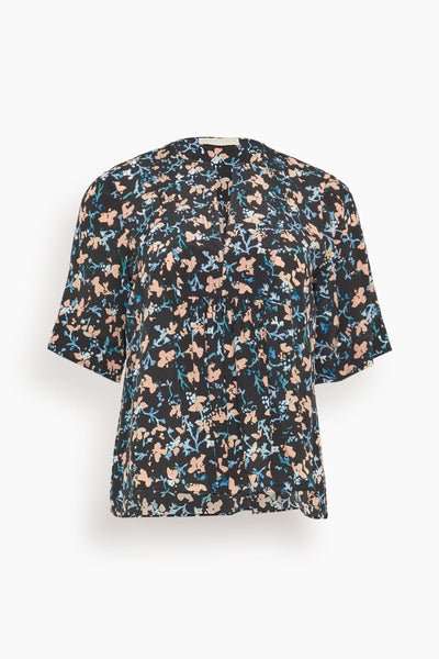 Calla Short Sleeve Top in Nocturne