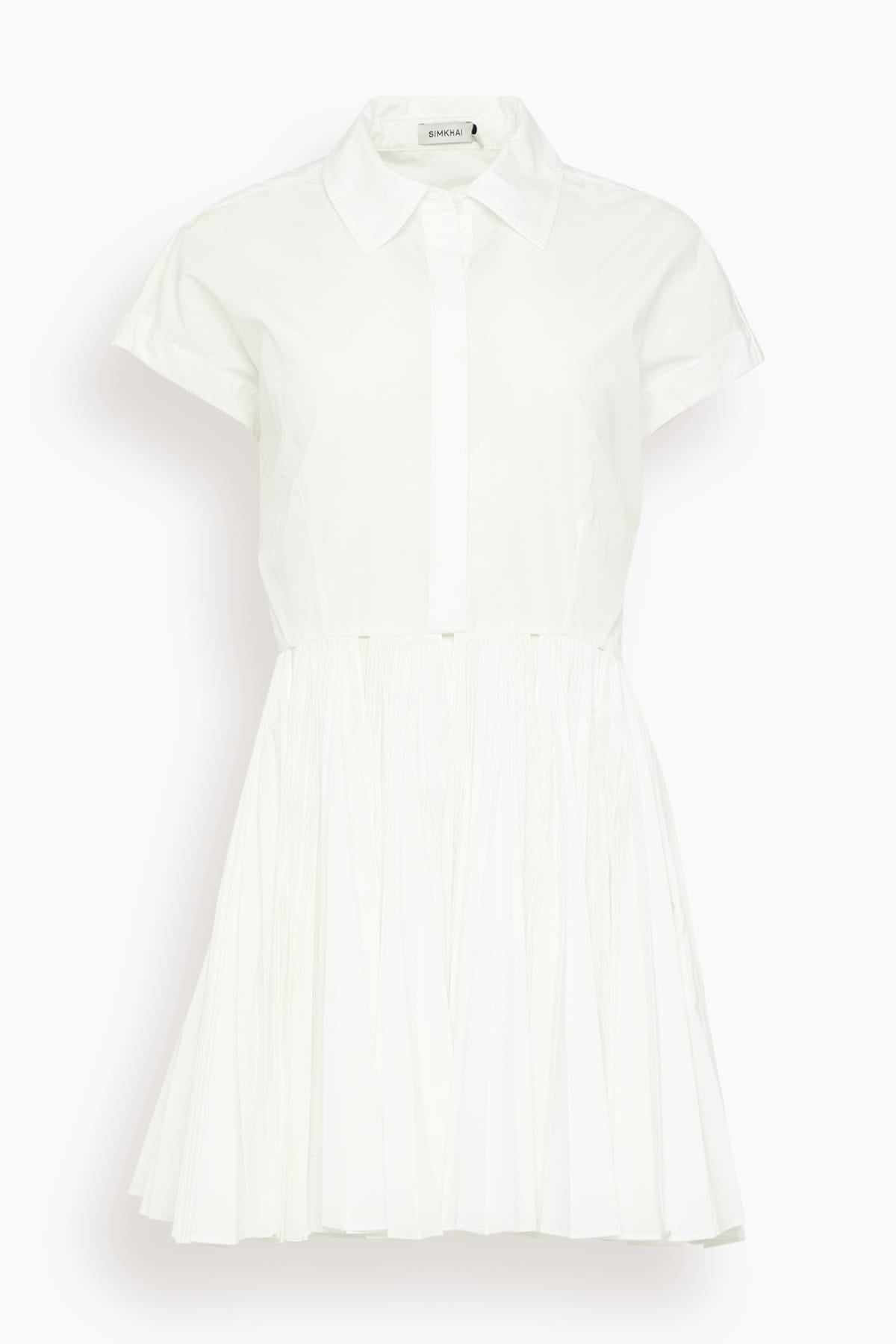 Simkhai Selin Mini Dress in White