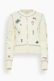 Sea Claira Knit Cardigan in Cream