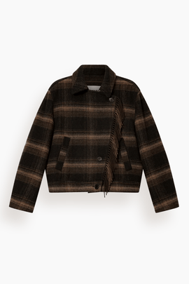 Galeane Jacket in Black/Khaki