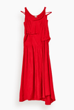 Plan C Long Dress in Red Fire