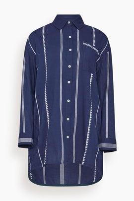 Mariam Shirt Dress in Nunu Navy