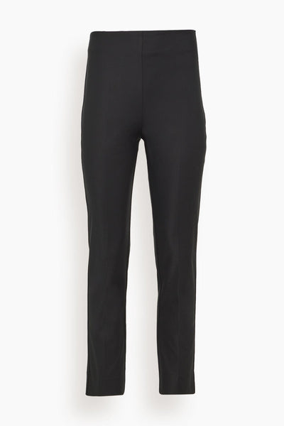 Cigarette Leg Trousers in Black