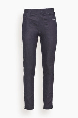 Trompe Loeil Trouser in Blu Black