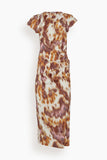 Etoile Isabel Marant Casual Dresses Nadela Dress in Ecru/Ochre Isabel Marant Etoile Nadela Dress in Ecru/Ochre