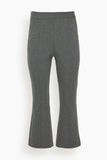 LAFATA Kick Flare Crop in Grey