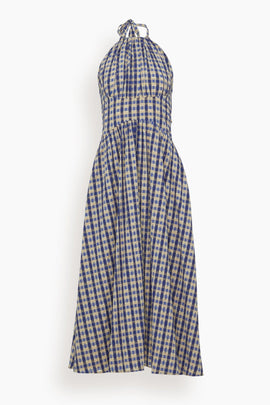 Halter in the Name of Love in Navy Check