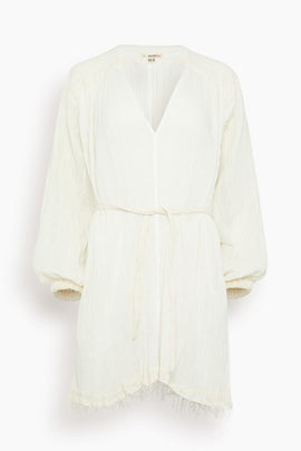 Fasika Long Sleeve Dress in Lacee Cream