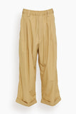 Drawstring Chino Pants in Beige