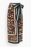 Alemais Maroc Wrapped Skirt in Multi