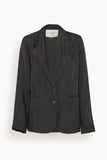 Forte Forte Chic Twill Jacket in Noir