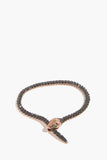 Stoned Fine Jewelry Nouveau Black Diamond Serpent Bracelet in 18k Rose Gold
