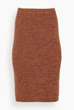 Vanessa Bruno Fausta Skirt in Noisette