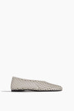 Proenza Schouler Ballet Flats Tee Perforated Ballerina Flats in Ivory Proenza Schouler Tee Perforated Ballerina Flats in Ivory