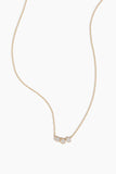 Vintage La Rose Necklaces Diamond Row Necklace in 14k Yellow Gold