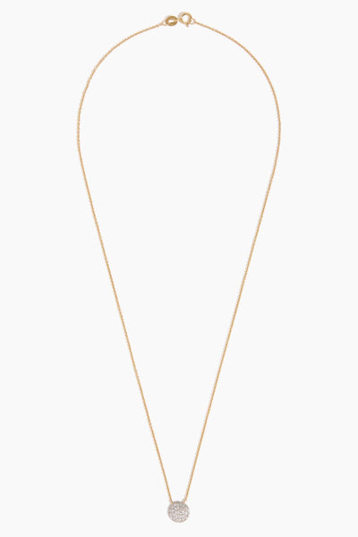 Dana Rebecca Necklaces Lauren Joy Medium Disc Necklace in 14k Yellow Gold Dana Rebecca Lauren Joy Medium Disc Necklace in 14k Yellow Gold