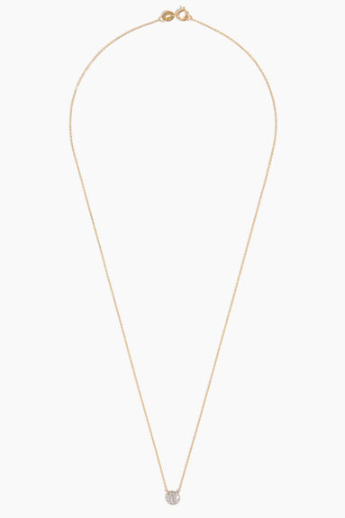 Dana Rebecca Necklaces Lauren Joy Mini Disc Necklace in 14k Yellow Gold Dana Rebecca Lauren Joy Mini Disc Necklace in 14k Yellow Gold