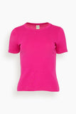 Flore Flore Car Tee in Fuchsia
