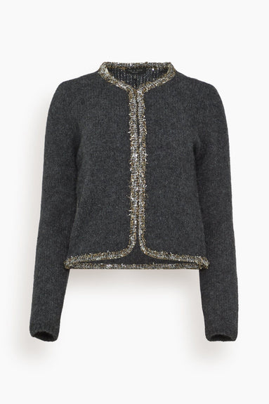 Rag And Bone Sweaters Davies Cardigan in Charcoal