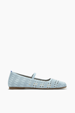 Rothy's The Max Square Mary Jane in Powder Blue Crochet