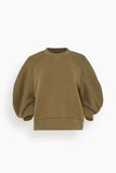 Sacai Sweatshirts Sponge Sweat Pullover in Taupe Sacai Sponge Sweat Pullover in Taupe