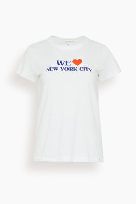 We Heart NYC Tee in White