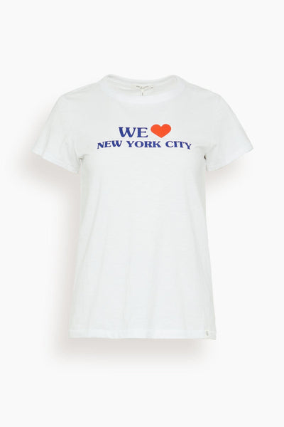 We Heart NYC Tee in White