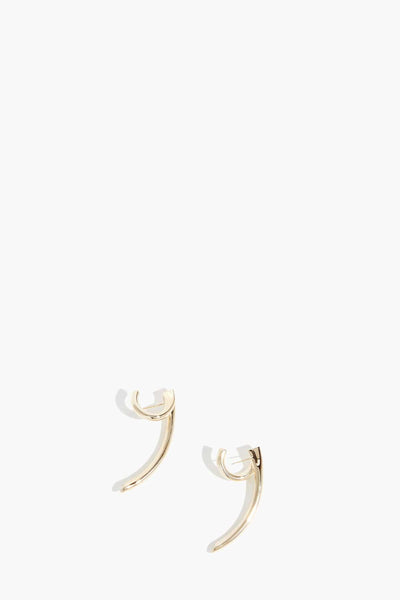 2" Rachel Earrings in 10k Yellow Gold