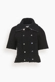 Lanvin Short Sleeve Jacket in Black