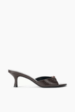 Staud Brynn Mule in Espresso Snake
