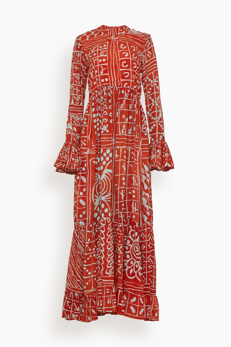 Burnt orange hot sale casual dress