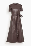 Tanya Taylor Ella Dress in Oxblood