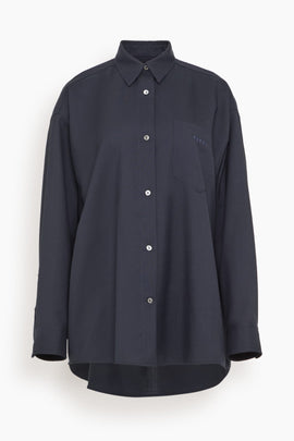 Button Down Shirt in Blue/Black