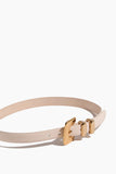 Dehanche Tetra Belt in Ivory/Gold