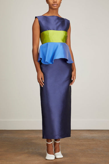 Destree Cocktail Dresses Cy Dress in Marine/Anis/Cobalt Destree Cy Dress in Marine/Anis/Cobalt