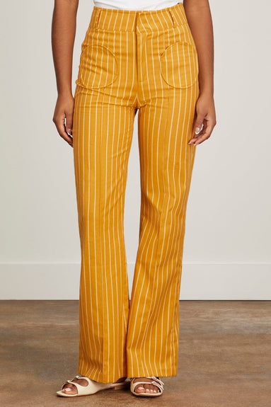 Destree Pants Yoshi Pants in Mustard Stripes Destree Yoshi Pants in Mustard Stripes