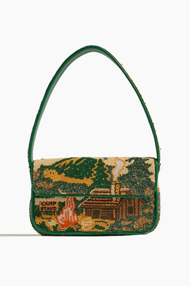 Tommy Beaded Bag in Camp Staud