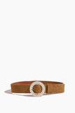 Lizzie Fortunato Belts Louise Belt in Camel Suede  Lizzie Fortunato Louise Belt in Camel Suede