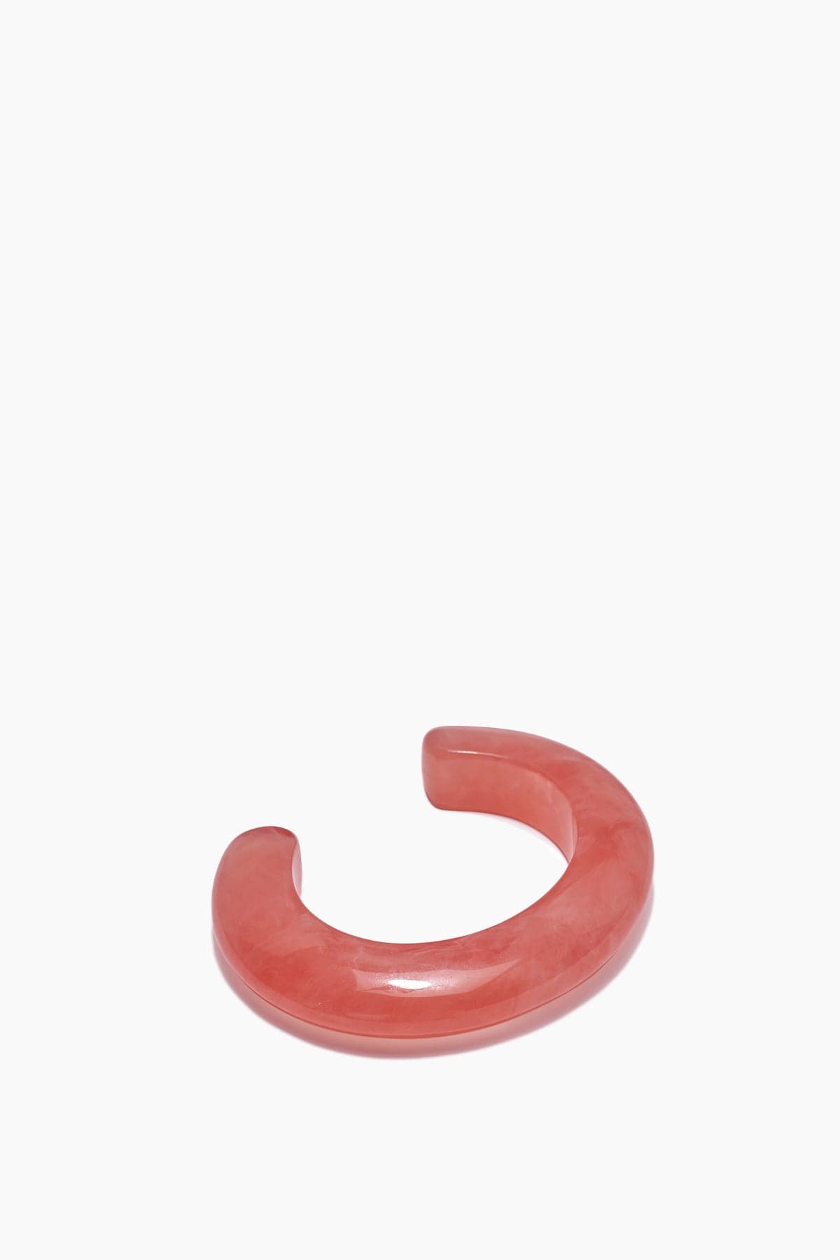 Lizzie Fortunato Ridge Cuff in Marbled Grapefruit Pink