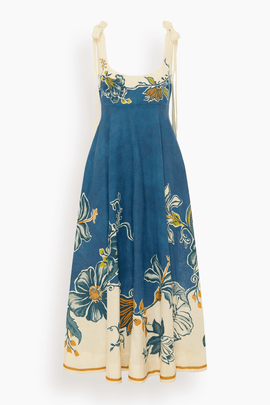 Luda Ballet Sundress in Blue