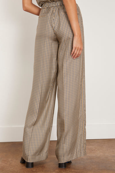 Dorothee Schumacher Pants Checked Coolness Pants in Pepita Mix Khaki Dorothee Schumacher Checked Coolness Pants in Pepita Mix Khaki