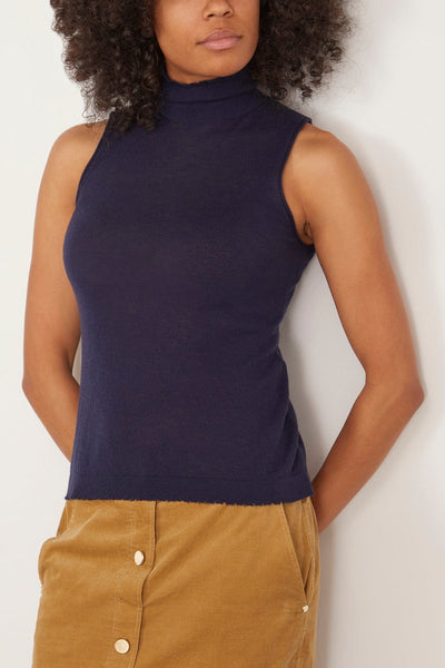 Dorothee Schumacher Tops Delicate Statements Top in True Navy Dorothee Schumacher Delicate Statements Top in True Navy