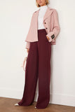 Dorothee Schumacher Pants Emotional Essence Pants in Dark Burgundy Dorothee Schumacher Emotional Essence Pants in Dark Burgundy