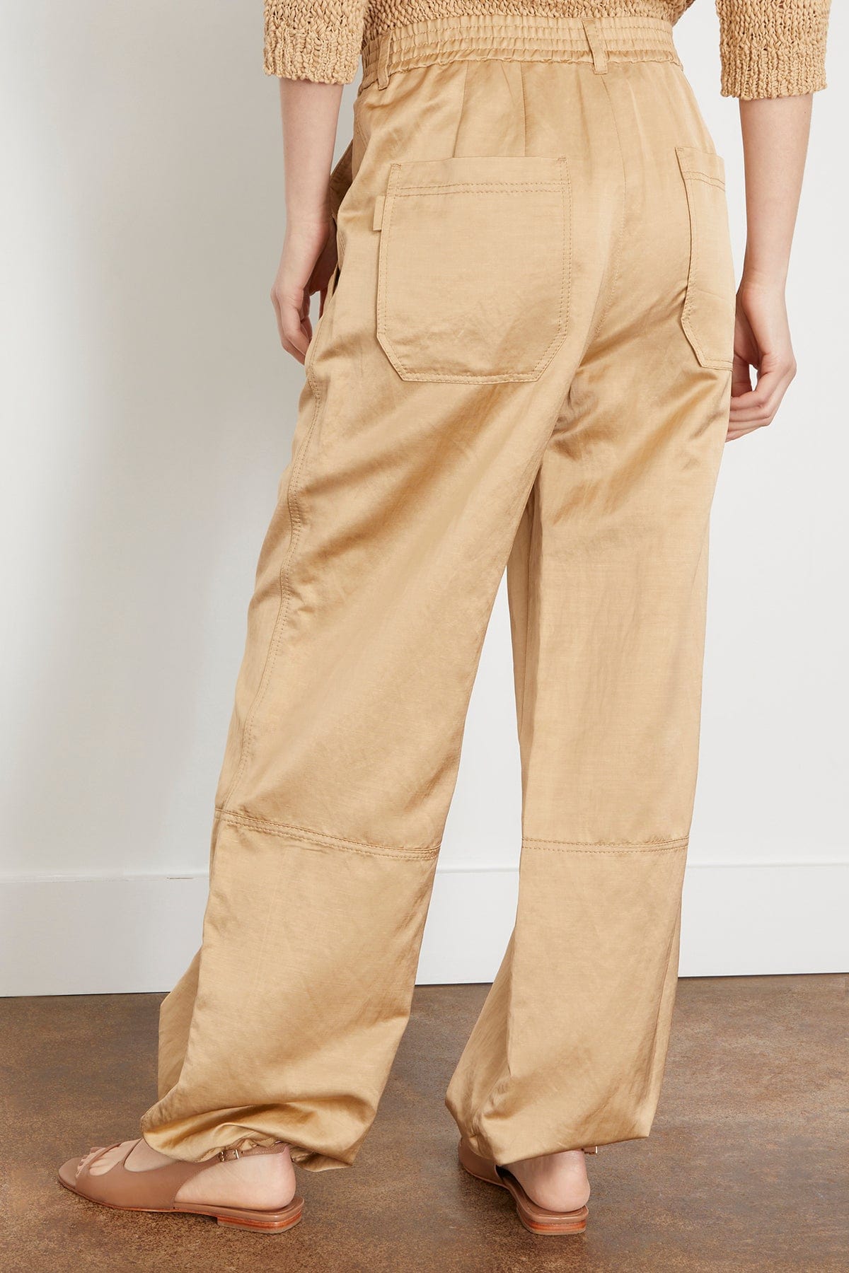 Dorothee Schumacher Pants Slouchy Coolness Cargo Pant in Warm Beige Dorothee Schumacher Slouchy Coolness Cargo Pant in Warm Beige