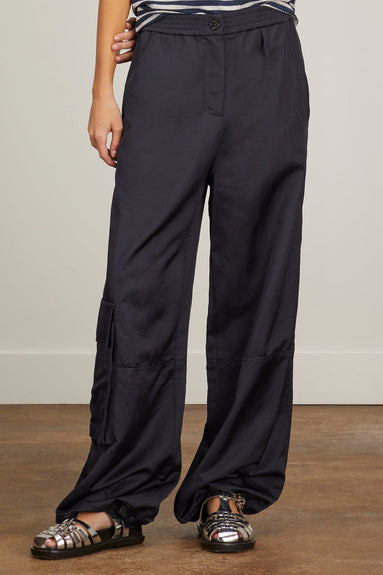 Dorothee Schumacher Pants Slouchy Coolness Pants in Dark Blue