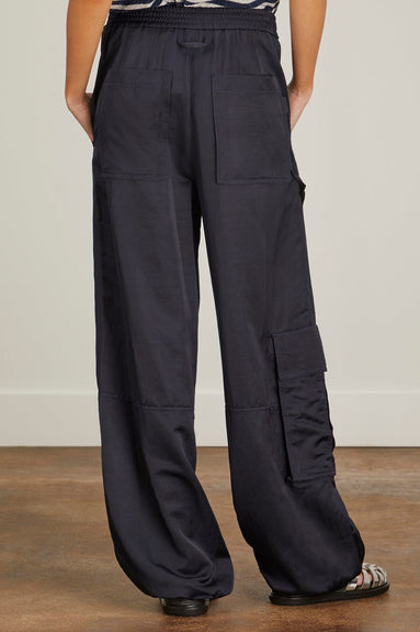 Dorothee Schumacher Pants Slouchy Coolness Pants in Dark Blue